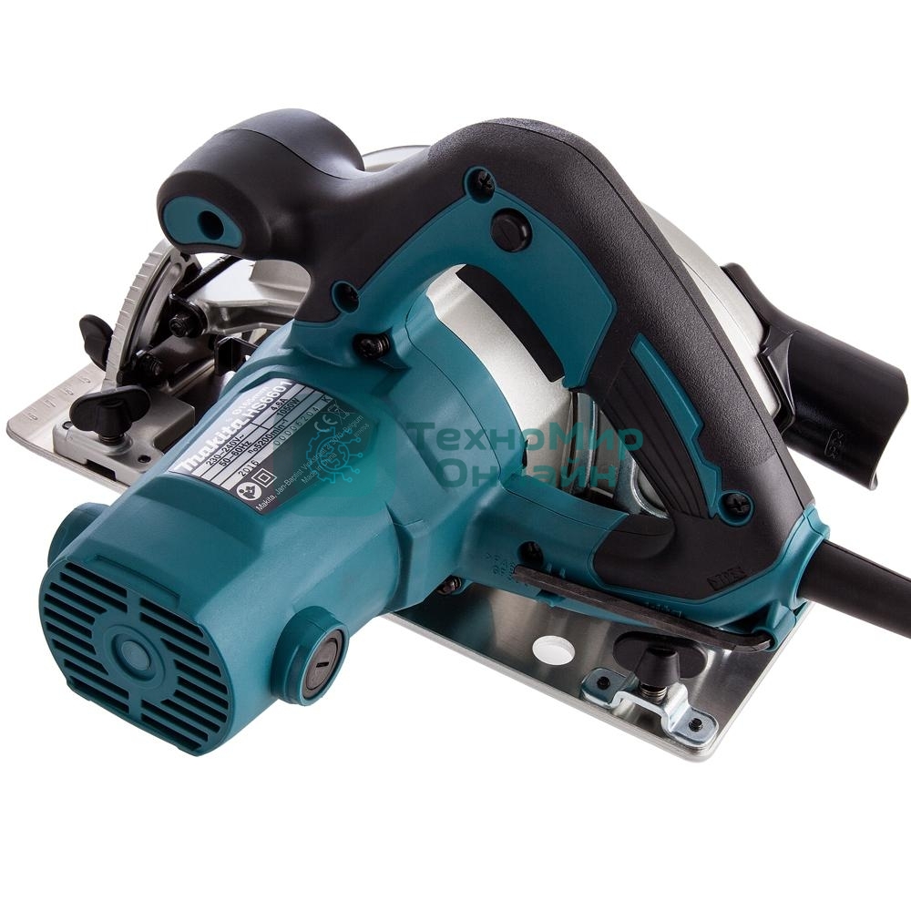 Пила Makita HS6601 Пила диск, 1050Вт,5200об\м,диск-ф165х20мм,рез-54.5мм,3.7кг,кор