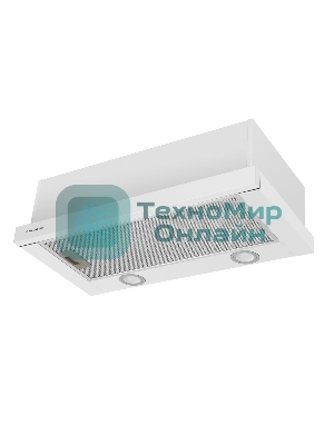 Вытяжка встраиваемая Maunfeld VS Light 60 белый, 60 см, 520 куб. м/ч, 56 дБ