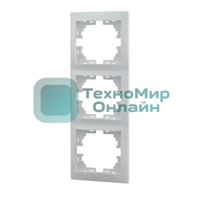 Рамка 3-м Мира верт. бел. Lezard 701-0200-153