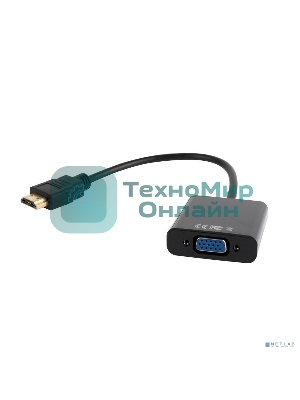 Переходник Gembird-Cablexpert Переходник HDMI-VGA, 19M/15F (A-HDMI-VGA-03)