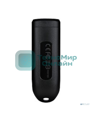 Флешка USB Transcend JetFlash 790C (TS128GJF790C), 128Gb, USB 3.2, R/W 90/60, черный/зеленый