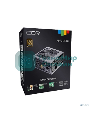Блок питания CBR PSU-ATX700-12GM, 700Вт, 80 PLUS Bronze, 120мм, черный