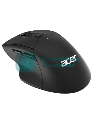 Мышь беспроводная Acer OMR150 черный, 1600 dpi, радиоканал, USB, кнопки - 6