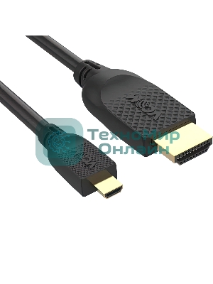 Кабель VCOM CG587-1.5M HDMI-19M --MicroHDMI-19M ver 2.0 1.5m VCOM CG587-1.5M