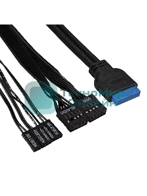 Компьютерный корпус Miditower ExeGate CP-603UB-UNS450 (ATX, БП UNS450 с вент. 12см, 2хUSB, аудио, черный)