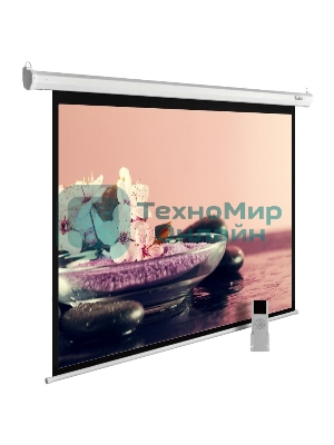 Экран Cactus 270x360 см MotoExpert CS-PSME-360x270-WT 4:3 настенно-потолочный рулонный белый (моторизованный привод)