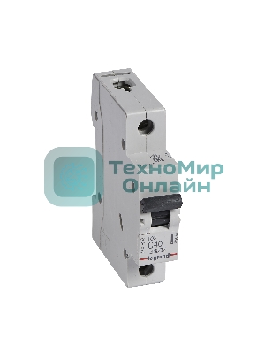 Выключатель автоматический RX3 Авт. выключатель 4,5кА 40А 1П C RX3 Авт. выключатель 4,5кА 40А 1П C