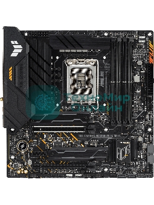 Материнская плата ASUS TUF GAMING B660M-PLUS WIFI, LGA 1700, Intel B660, 4xDDR5, 4xSATA, 2xM.2, 1xPCIe 5.0 x16, 1xPCIe 3.0 x4, 1xPCIe x1, 1xDP, 1xHDMI, 1x 2.5Gb LAN, 4xUSB-A 3.2 Gen 2, 1xUSB-A 3.2 Gen 1, 2xUSB 2.0, 1xUSB-C 3.2 Gen 2x2, 5x3.5 мм, 7.1, mATX