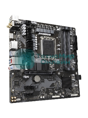 Материнская плата Gigabyte B760M DS3H AX DDR4 (V1.2/V1.3), LGA 1700, Intel B760, 4xDDR4, 4xSATA, 2xM.2, 1xPCI-E 4.0 x16, 2xPCI-E 4.0 x1, 1xHDMI, 2xDP, 1x 2.5Gb LAN, 3xUSB 3.2 Gen 1, 2xUSB 2.0, 3x3.5 мм, 7.1, Micro-ATX