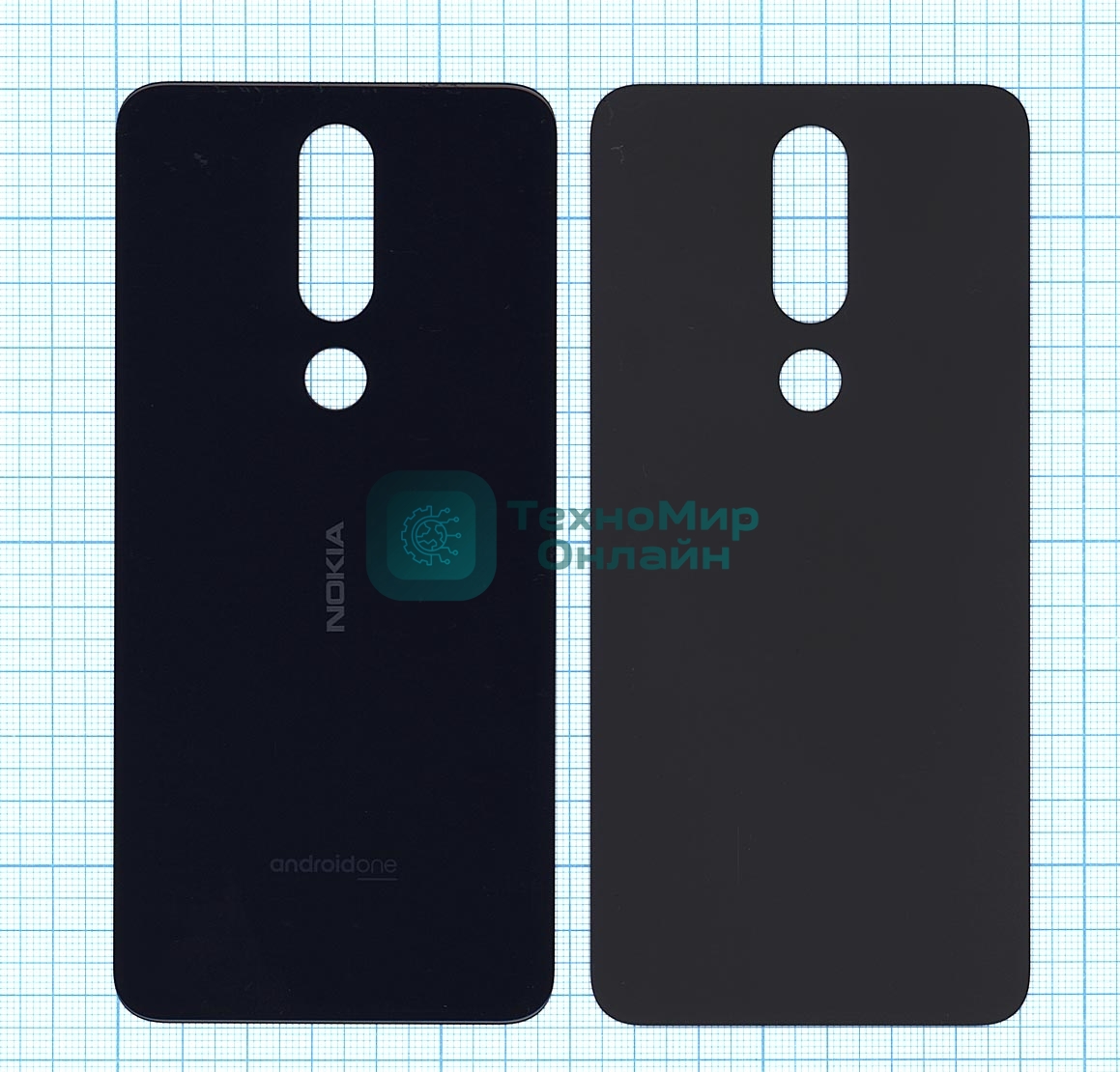 Задняя крышка для Nokia 51 Plus синий