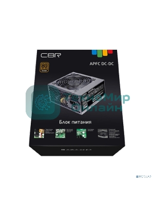Блок питания CBR PSU-ATX700-12GM, 700Вт, 80 PLUS Bronze, 120мм, черный