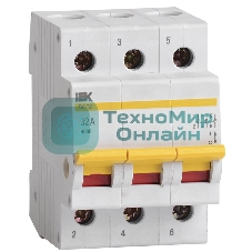 Выключатель нагрузки ВН-32 32А/3П IEK MNV10-3-032