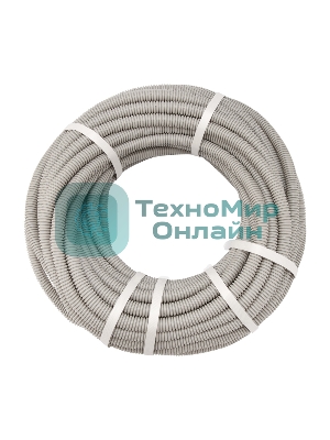 Труба гофрированная Rexant из ПВХ, с зондом, Ø25 мм