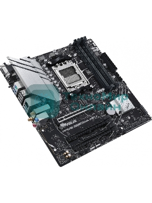 Материнская плата ASUS PRIME B650M-A WIFI II, AM5, AMD B650, 4xDDR5, 4xSATA, 2xM.2, 1xPCI-E 4.0 x16, 2xPCI-E 4.0 x1, 1xHDMI, 1xDP, 1xVGA, 1x 2.5Gb LAN, 2xUSB-A 3.2 Gen 2, 2xUSB-A 3.2 Gen 1, 4xUSB-A 2.0, 3x3.5 мм, 7.1, Micro-ATX