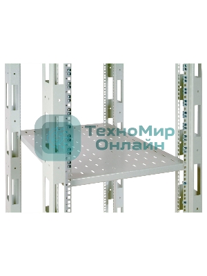 Полка перфорированная грузоподъемностью 100 кг., глубина 620 мм, черный