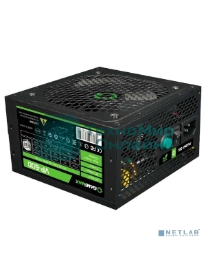 Блок питания GameMax VP-600-RGb, 600Вт, 80 PLUS Bronze, 120мм, черный
