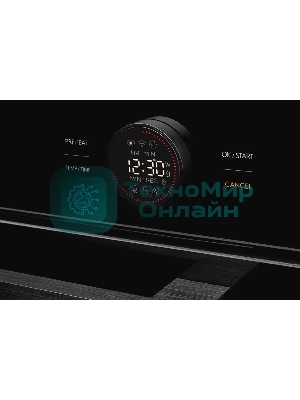 Встраиваемый духовой шкаф Kuppersberg KMW 612 Black с СВЧ, 45 см, 50л, 12 режимов, гидролизная очистка, черный