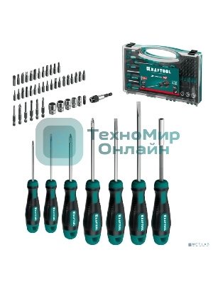 Набор отверток и насадок 50 шт KRAFTOOL X-Drive-50