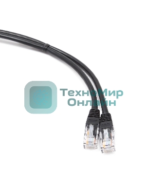 Патч-корд UTP Cablexpert PP12-1M/BK