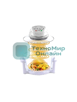 Аэрогриль Centek Ct-1456 белый, 1400 Вт, 12 л, механическое управление, 0 программ