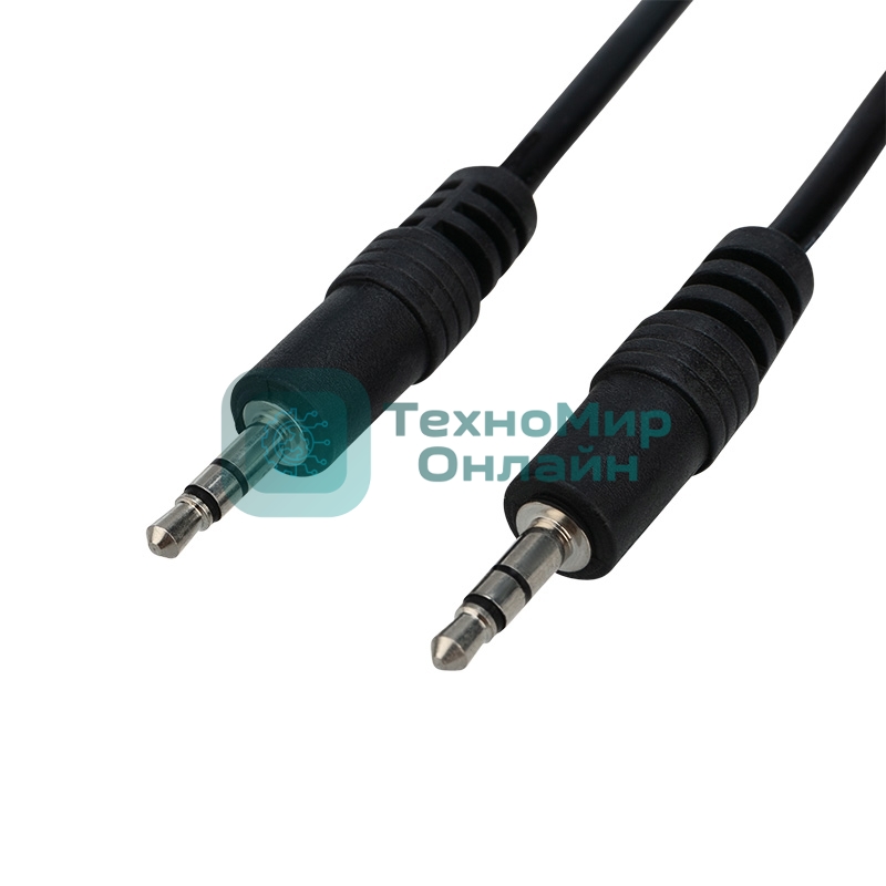 Шнур Rexant Стерео 3,5 мм штекер - Стерео 3,5 мм штекер, длина 1,5 метра