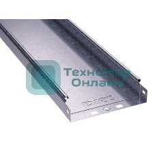 Лоток листовой неперфорированный 400х50 L3000 сталь 1мм ДКС 35026