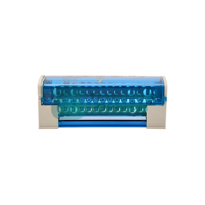 Шина на DIN-рейку в корпусе (кросс-модуль) Rexant 2х15