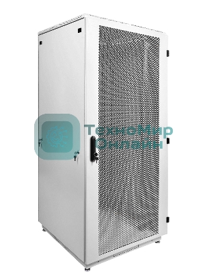 Шкаф телекоммуникационный напольный 42U (800x1000) дверь перфорированная (3 места), ШТК-М-42.8.10-4ААА