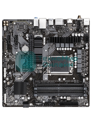 Материнская плата Gigabyte B760M DS3H AX DDR4 (V1.2/V1.3), LGA 1700, Intel B760, 4xDDR4, 4xSATA, 2xM.2, 1xPCI-E 4.0 x16, 2xPCI-E 4.0 x1, 1xHDMI, 2xDP, 1x 2.5Gb LAN, 3xUSB 3.2 Gen 1, 2xUSB 2.0, 3x3.5 мм, 7.1, Micro-ATX