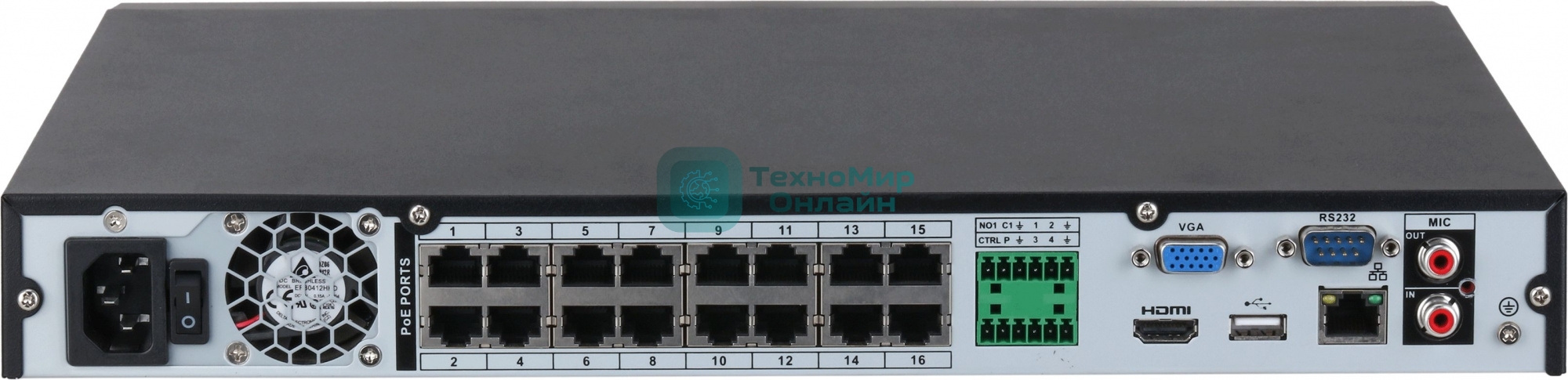 Видеорегистратор Dahua DHI-NVR4216-16P-EI