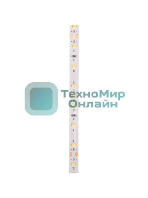 Лента светодиодная Rexant 12В, SMD2835, 9,6Вт/м, 60 LED/м, 6500K, 8мм, 5м, IP20
