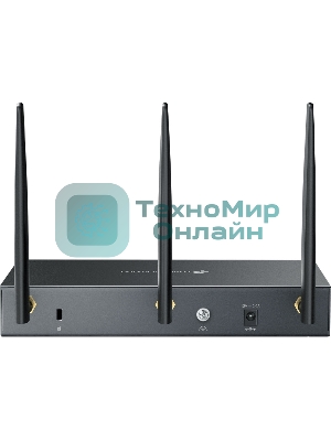 VPN-маршрутизатор TP-Link ER706W Omada с гигабитными портами и поддержкой Wi-Fi AX3000, 1 гиг. SFP WAN/LAN, 1 гиг. RJ45 WAN, 4 гиг. RJ45 WAN/LAN, USB 3.0, до 574 М/с на 2,4 ГГц + до 2402 М/с