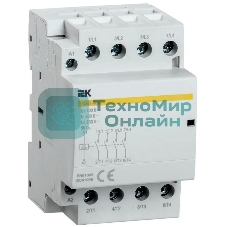 Контактор модульный КМ63-40М AC/DC IEK MKK21-63-40 IEK