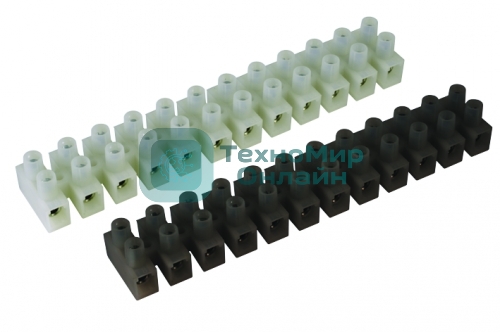 Колодка клеммная 12х10мм винт. п/п OK-434-12-PLP ДКС 43412PL/B