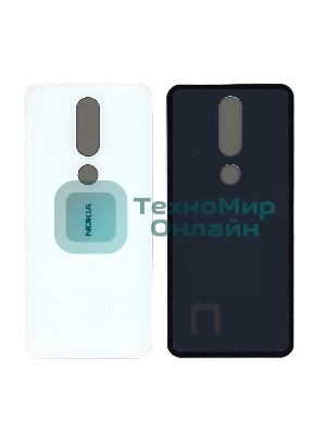 Задняя крышка для Nokia 6.1 Plus белый