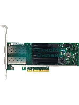 Сетевой Адаптер Intel Ethernet Converged Network Adapter X710-DA2, 10GbE/1GbE dual ports SFP+, open optics, PCI-E 3.0x8 (Low Profile and Full Height brackets included) bulk