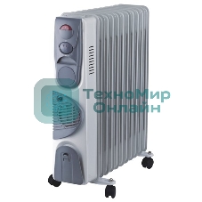 Обогреватель масляный Оазис BВ-25Т с тепловентилятором, 11 секций