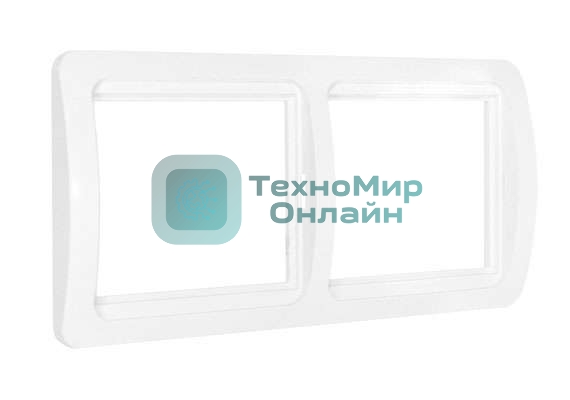 Рамка 2-м Валери горизонт. белый UNIVersal ВР002Г