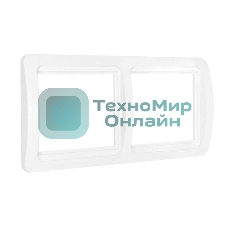 Рамка 2-м Валери горизонт. белый UNIVersal ВР002Г