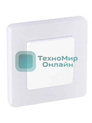 Выключатель 1-клавишный 10AX 250 В белый