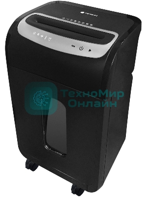 Шредер ГЕЛЕОС УМ35-5, (DIN P-5), фрагмент 1,9х14мм, 24-27 лист (70г/м2), CD/пл.карты/скрепки/скобы, 35 литров 