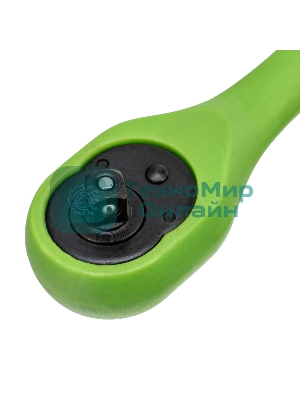 Ключ трещотка Сибртех двухкомпонентная рукоятка 1/4