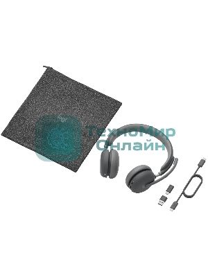 Гарнитура беспроводная HEADSET-Zone Wireless 2 UC-graphite