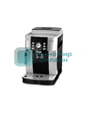 Кофемашина автоматическая DeLonghi ECAM 21.117.SB серебристый/черный, исп. кофе - зерновой/молотый, 1.8 л, 1450 Вт, 15 бар