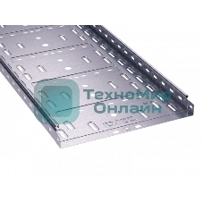 Лоток листовой перфорированный 400х50 L3000 сталь 1мм ДКС 35266
