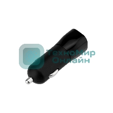 Зарядное устройство в прикуриватель Rexant USB x Type-C, 18W, с Quick charge, черный