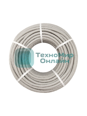 Труба гофрированная Rexant из ПВХ, с зондом, Ø20 мм