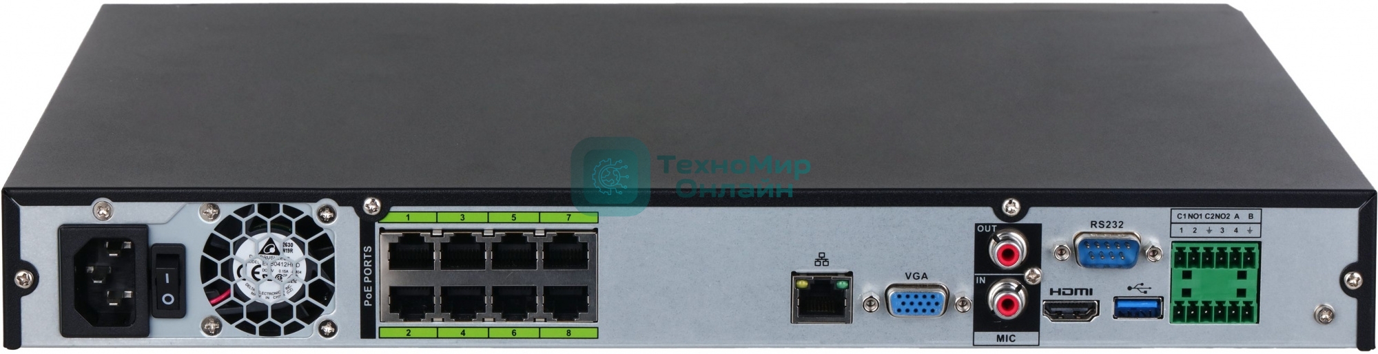 Видеорегистратор Dahua DHI-NVR5216-8P-EI