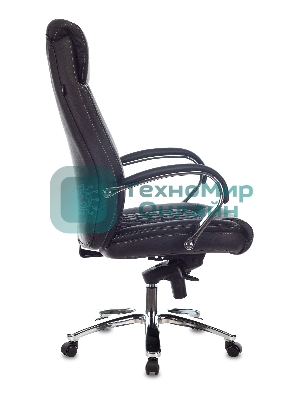 Кресло Бюрократ T-9924SL черный, кожа