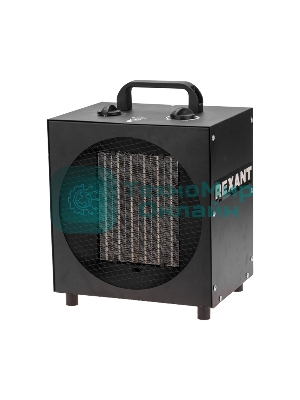 Пушка тепловая (тепловентилятор) Rexant электрическая, квадратная, PTC, 5кВт
